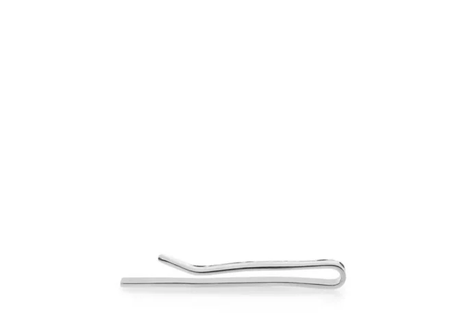 Alfiler de corbata de oro blanco