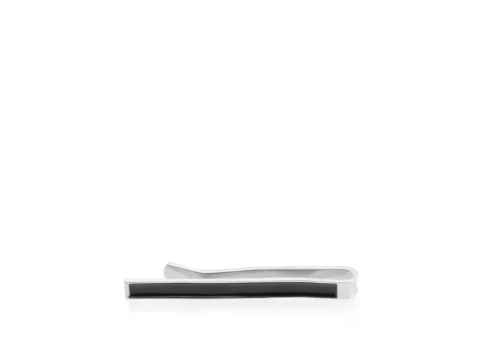 Alfiler de corbata de oro blanco