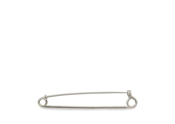 Alfiler de cuello de oro blanco
