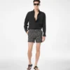 Bañador de nylon con estampado de lunares medianos