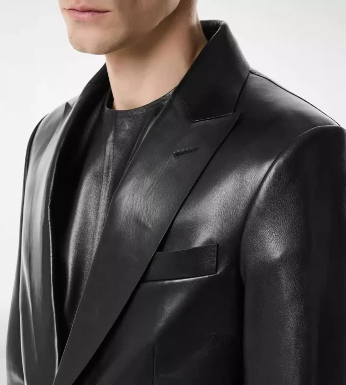 Blazer de piel suave Blazer de piel suave