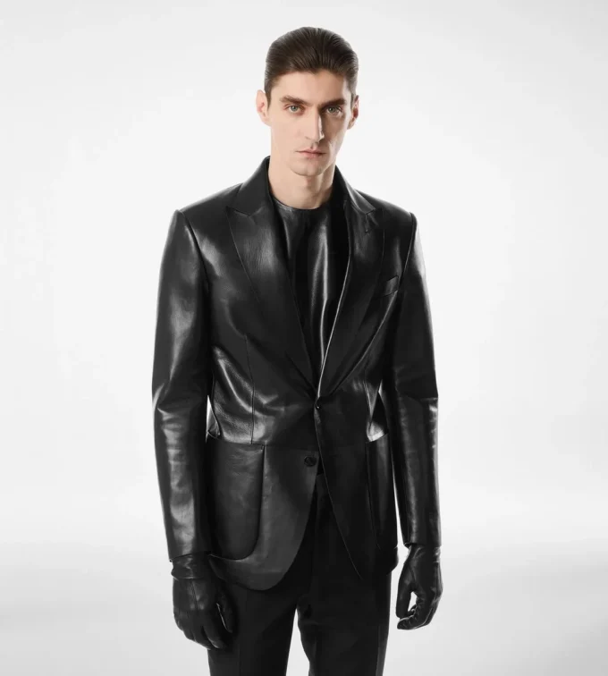 Blazer de piel suave Blazer de piel suave