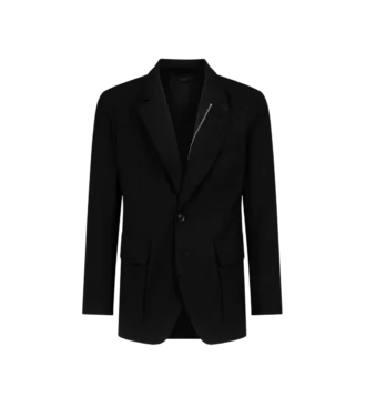 Blazer sartorial compacto de nailon