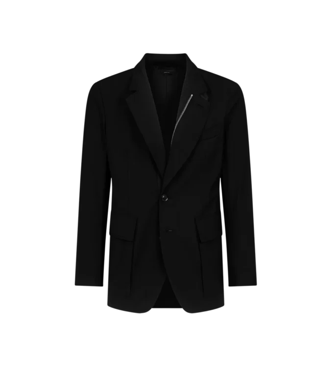 Blazer sartorial compacto de nailon