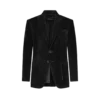 Blazer sartorial de ante de cachemira