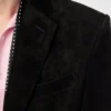 Blazer sartorial de ante de cachemira