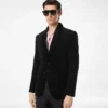 Blazer sartorial de ante de cachemira