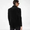 Blazer sartorial de ante de cachemira