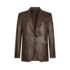 Blazer sartorial de napa plongé suave Blazer sartorial de napa plongé suave