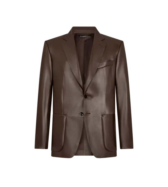 Blazer sartorial de napa plongé suave Blazer sartorial de napa plongé suave