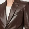 Blazer sartorial de napa plongé suave Blazer sartorial de napa plongé suave