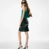 Blusa sin mangas con lavalier