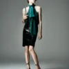 Blusa sin mangas con lavalier