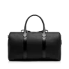 Bolsa de viaje mediana de piel granulada con abertura amplia Bolsa de viaje mediana de piel granulada con abertura amplia