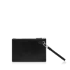 Bolsa minimalista y delgada de piel granulada con correa para la muñeca Bolsa minimalista y delgada de piel granulada con correa para la muñeca