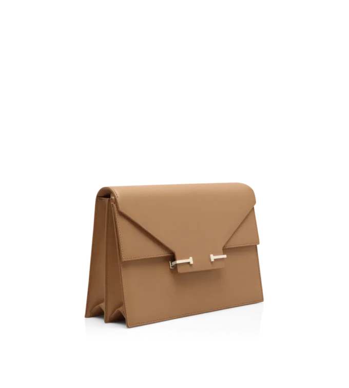 Bolso bandolera Aube de piel granulada flexible Bolso bandolera Aube de piel granulada flexible