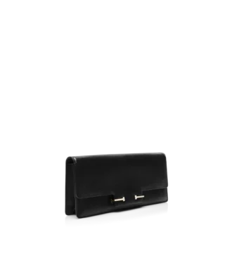 Bolso bandolera Aube E/W de piel granulada flexible