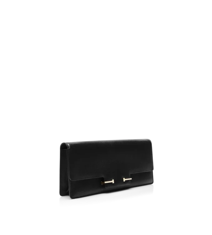 Bolso bandolera Aube E/W de piel granulada flexible