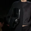 Bolso bandolera Aube E/W de piel granulada flexible