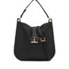 Bolso bandolera grande Tara de piel granulada Bolso bandolera grande Tara de piel granulada