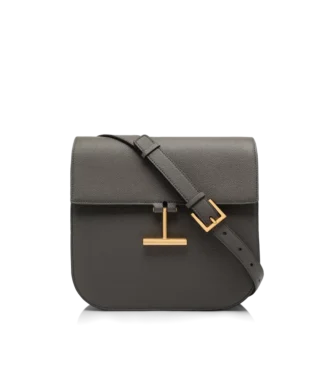 Bolso bandolera mediano Tara de piel granulada
