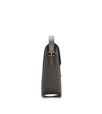 Bolso bandolera mediano Tara de piel granulada