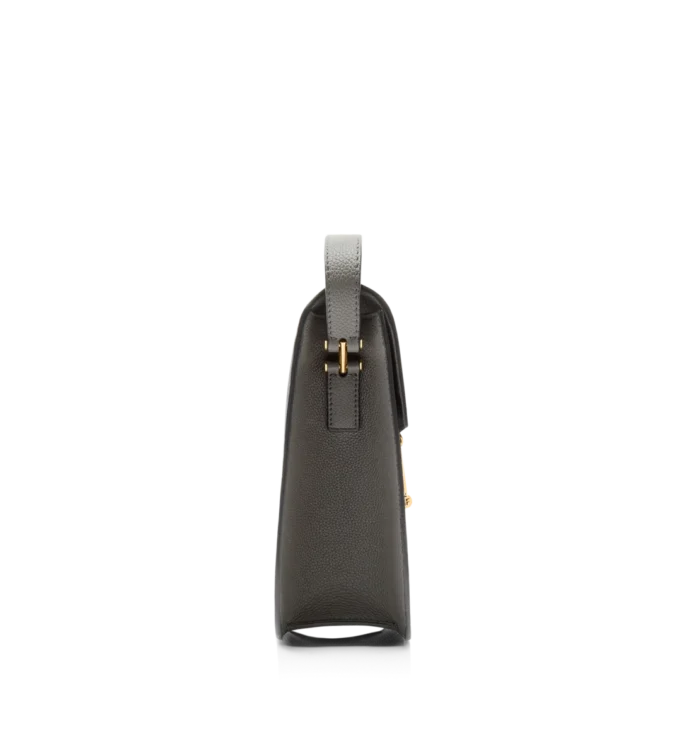 Bolso bandolera mediano Tara de piel granulada Bolso bandolera mediano Tara de piel granulada