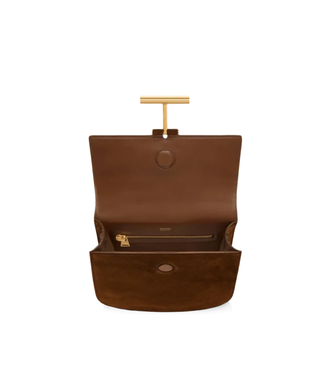 Bolso bandolera mini Tara de ante y piel Bolso bandolera mini Tara de ante y piel