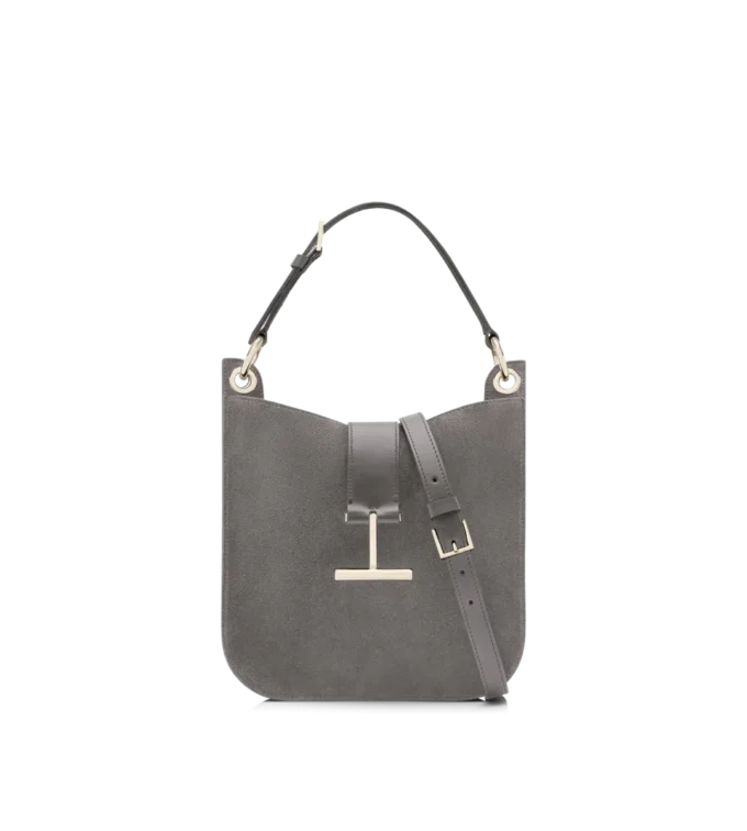 Bolso bandolera pequeño Tara de piel de ante Bolso bandolera pequeño Tara de piel de ante