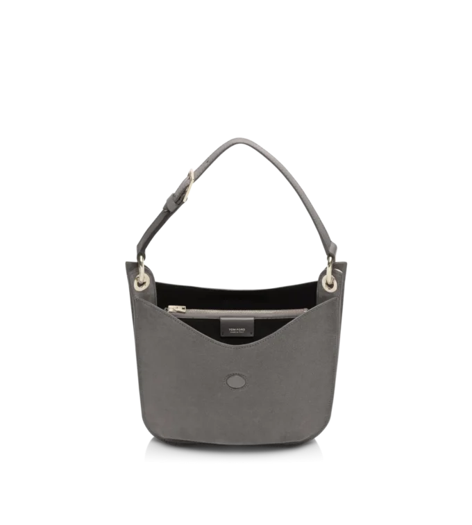 Bolso bandolera pequeño Tara de piel de ante Bolso bandolera pequeño Tara de piel de ante