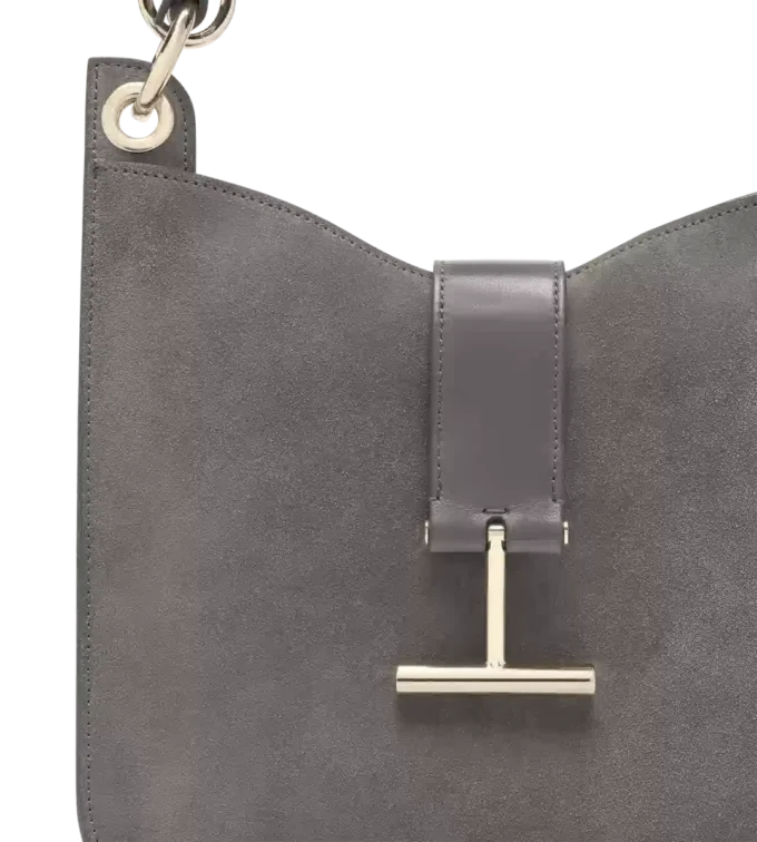 Bolso bandolera pequeño Tara de piel de ante Bolso bandolera pequeño Tara de piel de ante