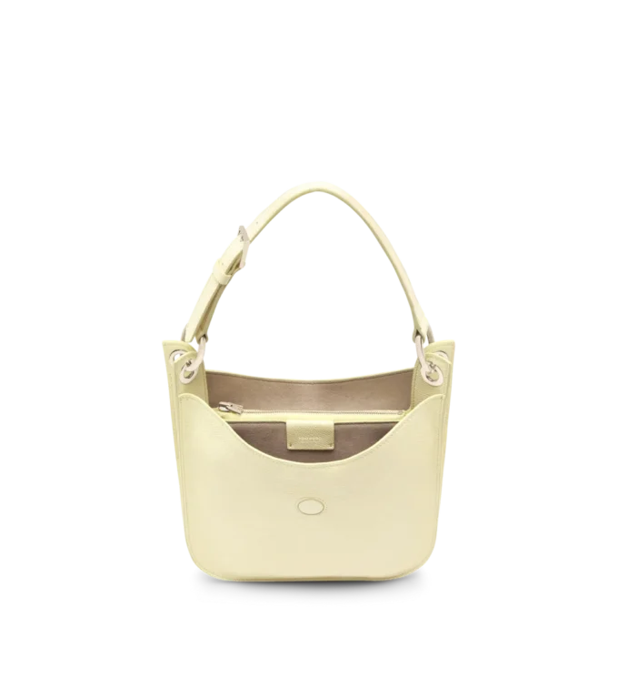 Bolso bandolera pequeño Tara de piel granulada Bolso bandolera pequeño Tara de piel granulada
