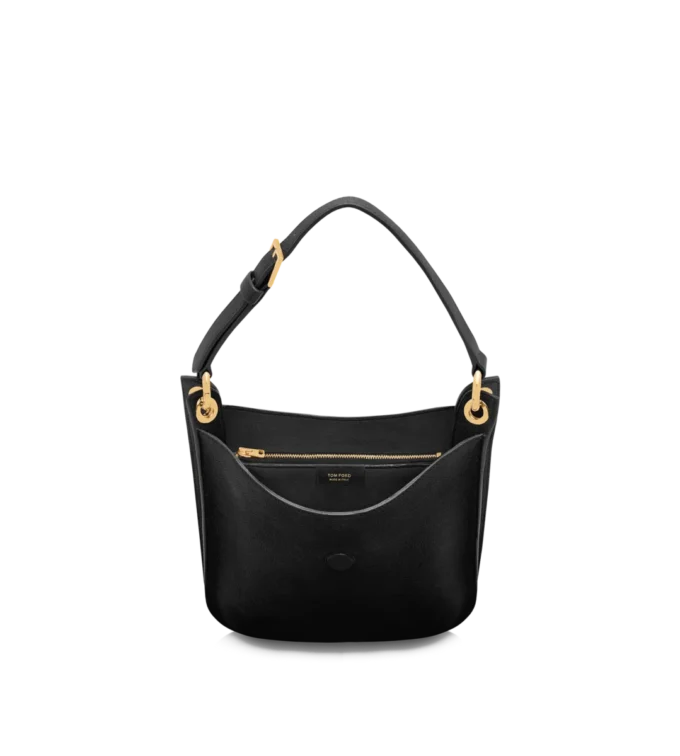 Bolso bandolera pequeño Tara de piel granulada Bolso bandolera pequeño Tara de piel granulada