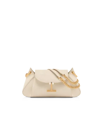 Bolso bandolera Tara de piel natural con cadena