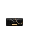 Bolso de mano Bar con bordado de lentejuelas efecto cocodrilo