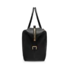 Bolso de viaje con hebilla lateral de piel lisa