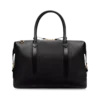 Bolso de viaje con hebilla lateral de piel lisa