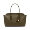 Bolso grande de hombro Alexander de piel natural granulada Bolso grande de hombro Alexander de piel natural granulada