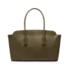 Bolso grande de hombro Alexander de piel natural granulada Bolso grande de hombro Alexander de piel natural granulada