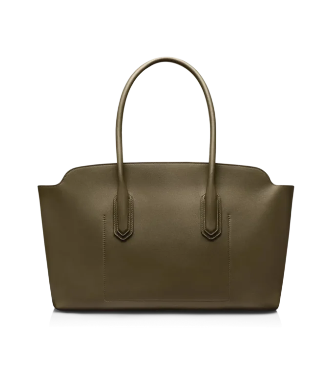 Bolso grande de hombro Alexander de piel natural granulada Bolso grande de hombro Alexander de piel natural granulada