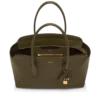 Bolso grande de hombro Alexander de piel natural granulada Bolso grande de hombro Alexander de piel natural granulada
