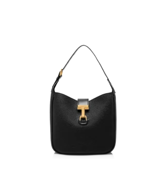 Bolso hobo pequeño Monarch de piel granulada