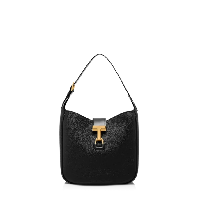 Bolso hobo pequeño Monarch de piel granulada Bolso hobo pequeño Monarch de piel granulada
