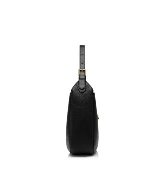 Bolso hobo pequeño Monarch de piel granulada