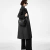 Bolso hobo pequeño Monarch de piel granulada Bolso hobo pequeño Monarch de piel granulada