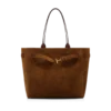 Bolso mediano Audrey de piel de ante Bolso mediano Audrey de piel de ante
