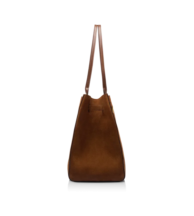 Bolso mediano Audrey de piel de ante Bolso mediano Audrey de piel de ante