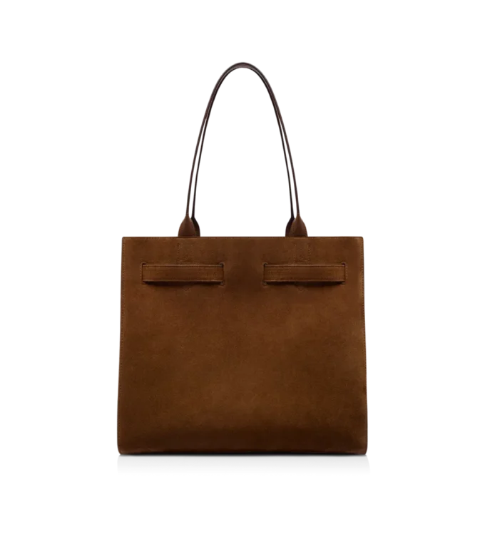 Bolso mediano Audrey de piel de ante Bolso mediano Audrey de piel de ante