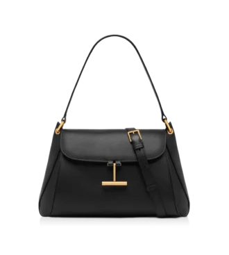 Bolso mediano de hombro Tara de piel natural