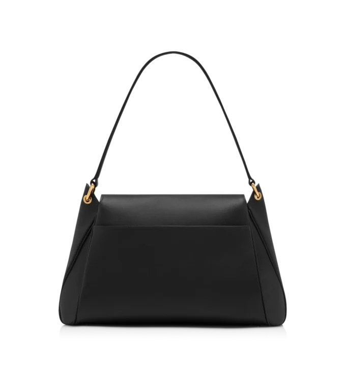 Bolso mediano de hombro Tara de piel natural